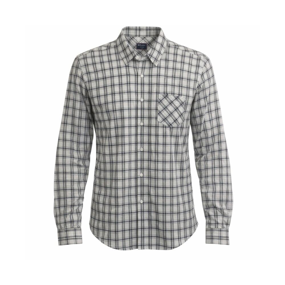 UNTUCKit Womens Size 4 Plaid Button Down NWT Dark Academia Minimalist Shirt